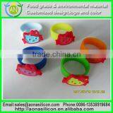 Flame Resistant Waterproof Silicone Finger Ring With Printed / Embossed Logo thumbnail-1