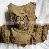 Khaki Army Tactical Vest thumbnail-1