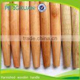 Chinese Supplier Garden Tools Varnished Taper End Handle Hoe