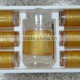 JK035 7pcs Glass Drinking Set With Deco thumbnail-2