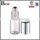 Wholesale 8ml 10ml 12ml 15ml Silver Aluminum Cover Roll on Fragrance Perfume Bottle Cosmetic Clear Empty Bottle of Perfume thumbnail-2