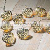 2016 Hot Seller Cheap Factory Warm White Solar Power 12 Heart LED String Lights for Outdoor Xmas Christmas Decoration thumbnail-1