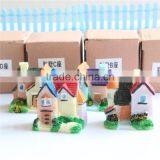 Mini CUTE Fashional Resin Decoration, ZAKKA Grocery Micro Landscape Villas Europe Type Resin Home Background Props thumbnail-3