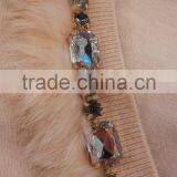 2014 Ladies Knitted Sweater,cardigan With Manual Nail Bead thumbnail-2