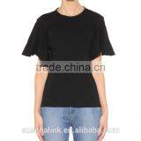 High Quality Ladies 100% Cotton Blouse Low Price China thumbnail-1
