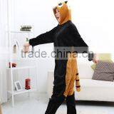 Flannel Cartoon Adult Animal Jumpsuit Animal Pajamas Jumpsuit Raccoon Design thumbnail-3