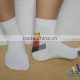 breathable white basketball sock