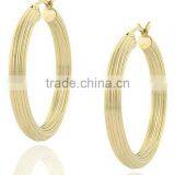 Gold Hoop Earrings, Bangle Earrings, Fashion Bangle Earrings, Earrings Jewelry,Bangles Hoop Earring. thumbnail-1