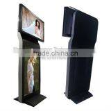 Double 42 Inch Floor Standing LCD Advertising Player