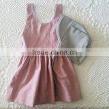 Baby Girl Sleeveless Dress One Piece Cotton Dresses Toddlers Girl Kids Dress thumbnail-4