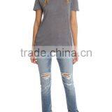 Ripped Denim Jeans ,ripped Jeans Denim,red Blue Denim Brand Jeans thumbnail-2