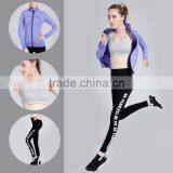 2017 Yoga Apparel Wholesale Poloyester and Spandex Blank Yoga Wear Women Yoga Set thumbnail-1