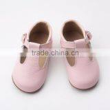 Leather Baby Shoe Beauty Girls Rubber T-bar Shoes Kids Factory thumbnail-4