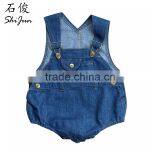 SHIJ Baby Clothing Cute Cotton Denim Romper thumbnail-1