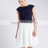 Monochrome Fit & Flare Dress New thumbnail-1