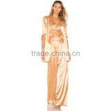 BF Style Career Women Fashion Blazer Long Sleeve Unlined Satin Jacket thumbnail-5