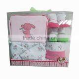 Wholesale Baby Clothes 5pcs Gift Set 100% Cotton Baby Cloth Baby Dress thumbnail-2