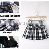 Wholesale Plaid Uniform High Skirt ,pleated Plaid School Uniform Skirts thumbnail-2