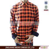2017 Latest Flannel Autumn Plaid Mens Shirtand Two Pockets With Buttons thumbnail-2
