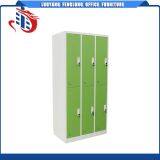 Вертикальные шестидверные стальные шкафчики для хранения с небольшими отделениями thumbnail-3