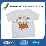 Printed Hot Sale 100% Cotton Printed Baby t Shirt Clothes Manufacturer thumbnail-1