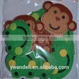 Felt/Felties Frog/Monkey Stickers, Children's Crafts Stickers/Cardmaking/Scrapbooking Stickers thumbnail-1