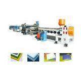 PP PE PC PVC Board Extrusion Line , Single Screw Extruder Machine