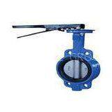 48 inch Pneumatic Flanged Butterfly Valve , DN50-1200 Wafer Type Butterfly Valve