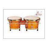 White Toon Wooden Bongo Drums Musical Instruments For Latin Music / Arab Music / Jazz Music