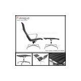 Eames Aluminum Lounge Chair and Ottoman thumbnail-1