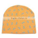 Winter Korea Style 100%cotton Cute Boys&girls Bowknot Pattern Baby Beanie Hat thumbnail-4