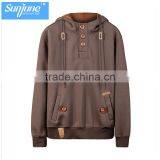 High Quality Unisex Drawstring Pre-shrunk Kangaroo Pocket Casual Hoodie