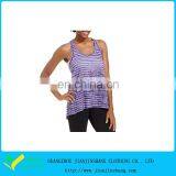 4 Way Stretch Printed Stripes Loose Fitted Womnen Fabrics For Tank Top thumbnail-2