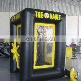 High Quality Cheap Cube Inflatable Money Grabber Machine Booth for Advertisement thumbnail-2