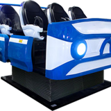 6 Seat 9D Vr Simulator , Family 360 Vision Virtual Reality 9D Cinema
