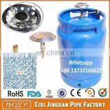ORANGE BLUE COLOR PROPANE BUTANE GAS 10KG LPG GAS CYLINDER, EMPTY PORTABLE LPG GAS CYLINDER WITH BURNER FRAME FOR NIGERIA COOKER thumbnail-5