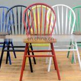 Vintage Dessert Shop Chair Hotel Real Wood Soft Cushion Leisure Chair Office Cafe Milk Tea Shop Chair thumbnail-4