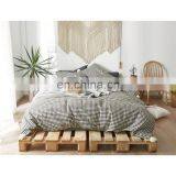 Naturally Breathable 100% Cotton Winter Baby 4pcs Bedding Set With Fuzzy Ball thumbnail-3