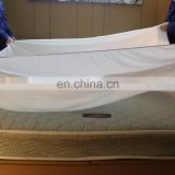 XJ-001 bedbug proof 100% cotton terry mattress pad protector waterproof