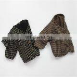 Kids Childrens Black Brown Plaid Jacket thumbnail-2