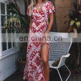 LAITE D2106 Hot Sales Holiday Dresses Women Fashion Printed Casual Dresses Ladies Sexy Irregular Long Dress thumbnail-6