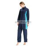 Islamic Swimwear Women Swim Wear Summer Female 3pcs Zipper Clothing Sets With Hoodie Islamic Clothing Bathsuit 5Colors & 5Size thumbnail-5