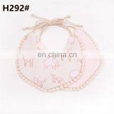 Wholesale Fast Dispatch Cotton Linen Cute Baby Bibs For Girls thumbnail-4
