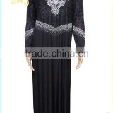 Newest 2012 fashion islamic dress,Black abaya