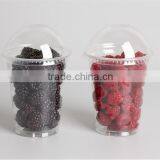 Disposable Food Package Cup, Vegetable Package Cup, Clear Plastic Food Cup,take Away Cold Drinking Cup With Dome Lid thumbnail-5