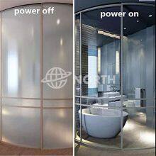 High Privacy PDLC Switchable Smart Glass Panel, Grey Laminated Smart PDLC Glass thumbnail-2