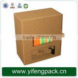 Plain Kraft Paper Cartons Corrugated Box Packaging Box thumbnail-5