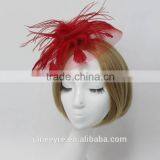 Bridal Style Hairwear/Hair Clip Fascinator Hat With Feather thumbnail-3