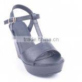 2016 New Style Fashion Stylish High Heel Platform Wedge Slingback Buckle up Ankle Sandals thumbnail-2