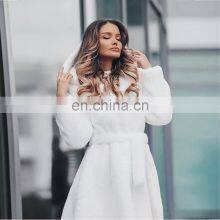 Wholesale Faux Fur Hooded Oversized Warm Fashion New Winter Long Fur Collar Hooded Coat thumbnail-2